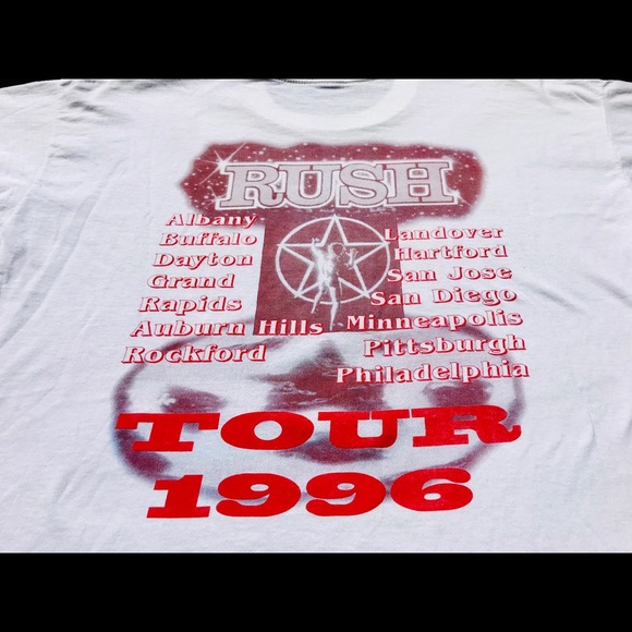 1996 RUSH test for echo concert tour T-shirt - Picture 4 of 5